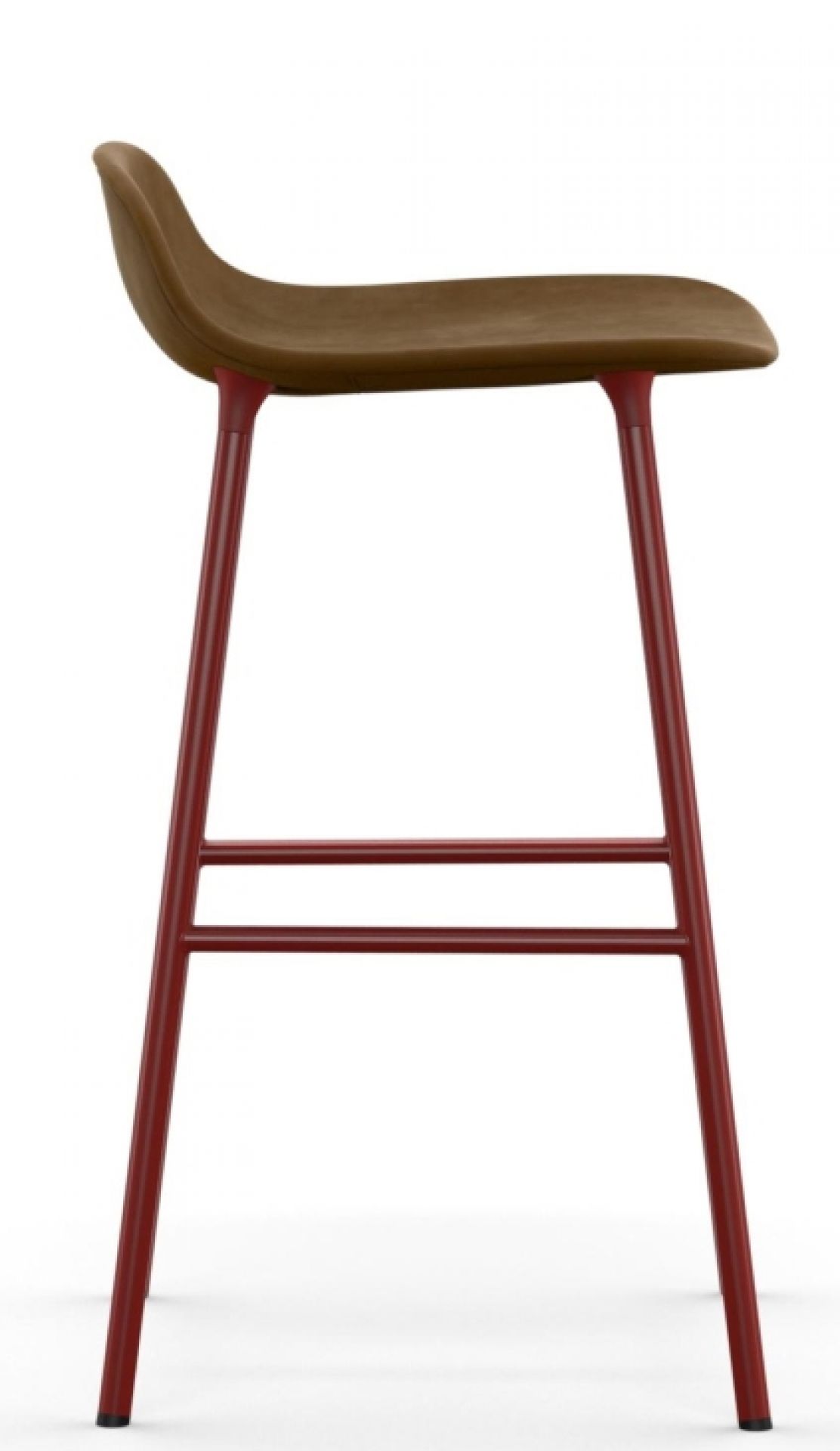 Form Barstool tabouret de bar H 65 cm Acier Rembourré Normann Copenhagen