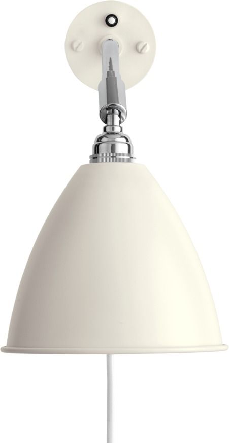 Bestlite BL 7 lampe murale Blanc / Chrome Gubi Bestlite BL 7 lampe murale Blanc / Chrome Gubi
