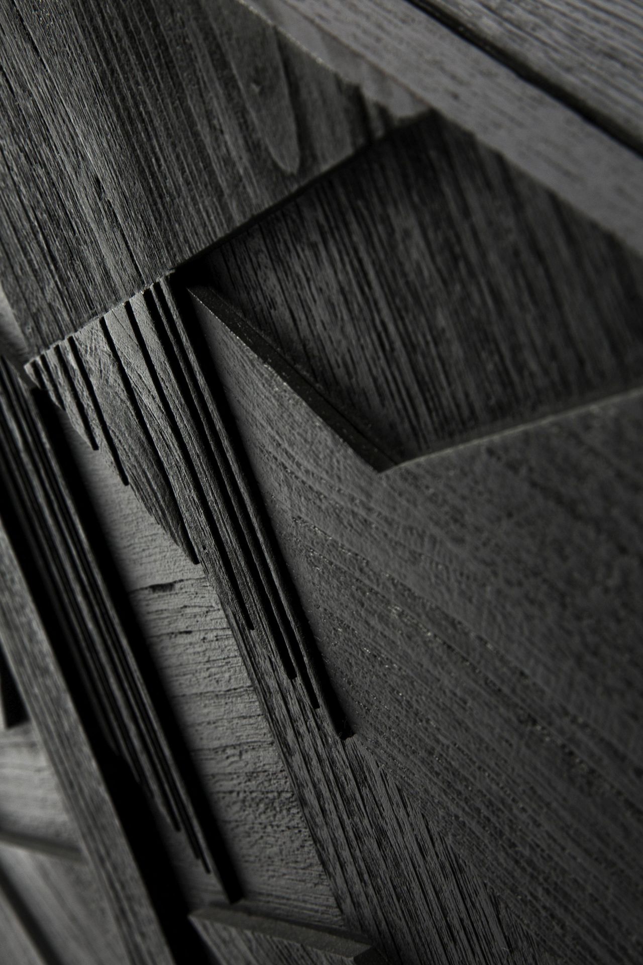 Graphic Buffet en teck noir Ethnicraft
