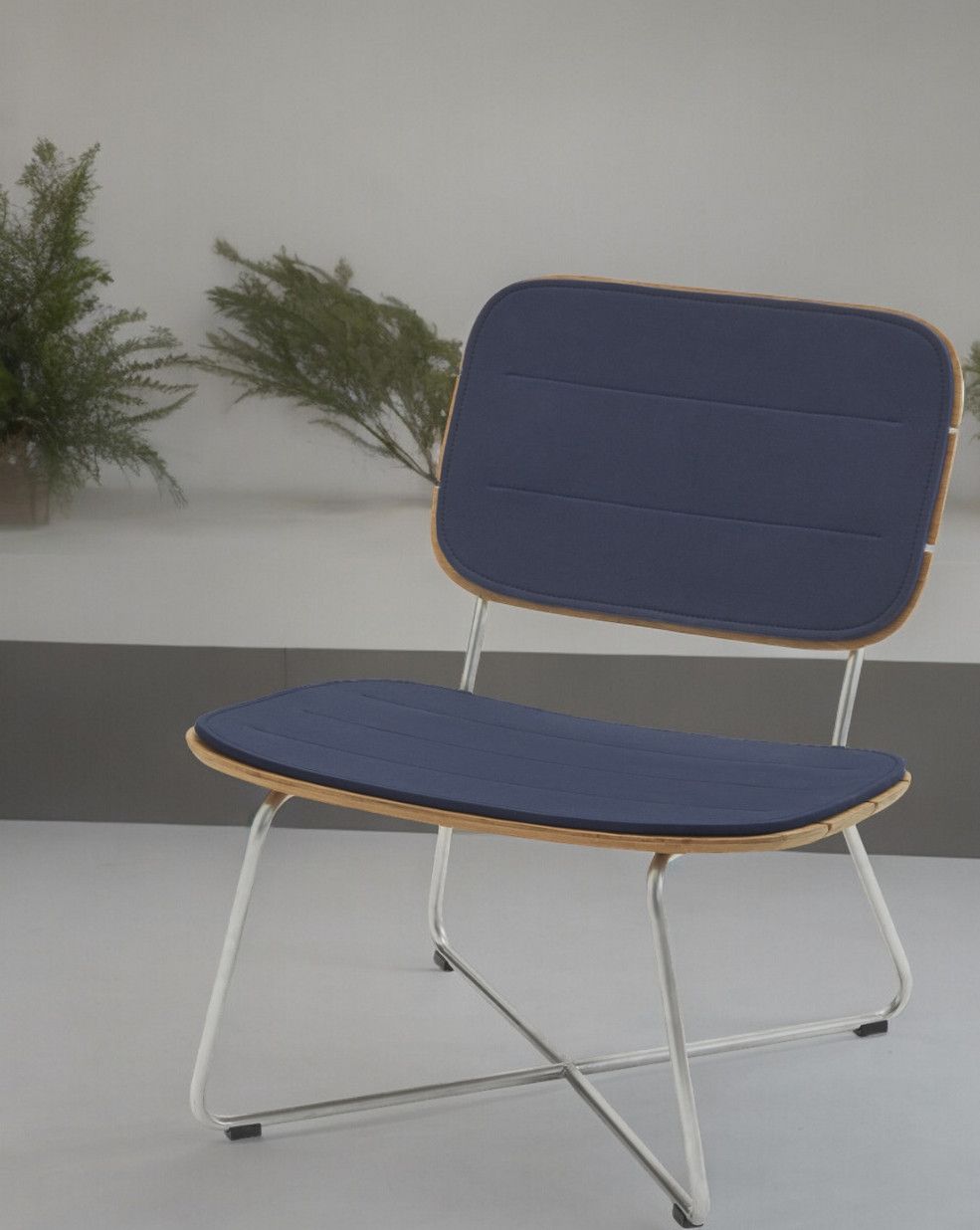 Lilium Lounge Chair chaise coussin d'assise Cushion Outdoor Skagerak by Fritz Hansen