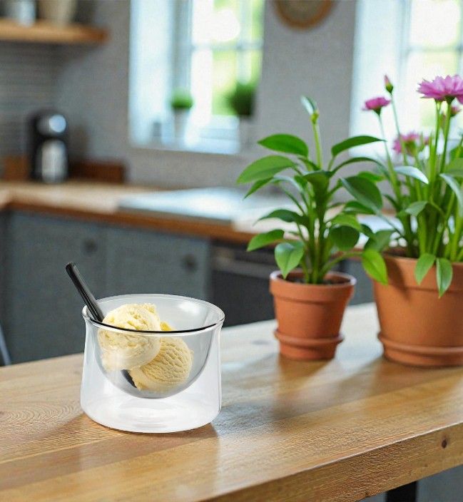 Gobelet à gelato avec cuillère Philippi