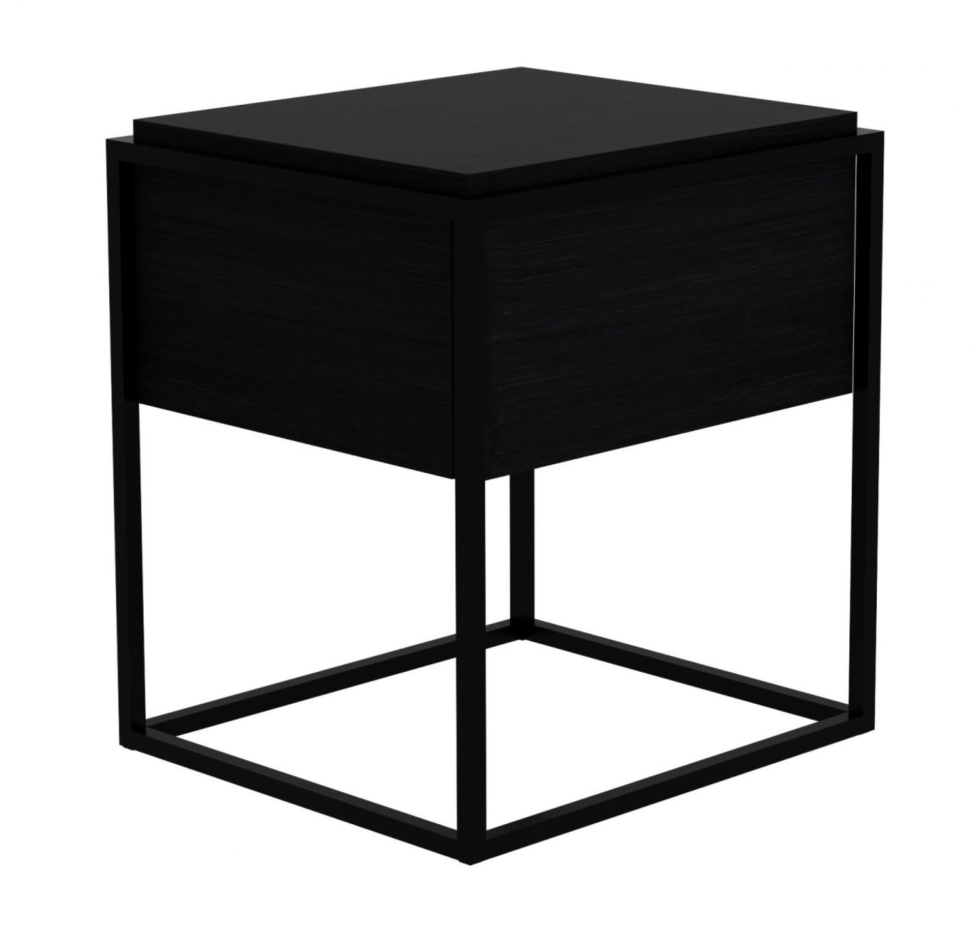 Monolit Table de nuit chêne noir Ethnicraft