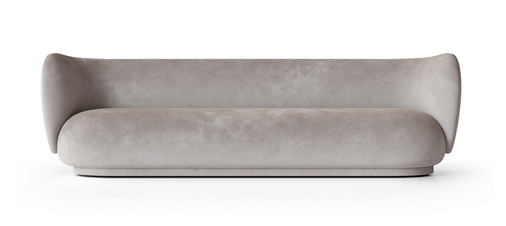 Rico Canapé 4 places Faded Velvet Concrete Ferm Living