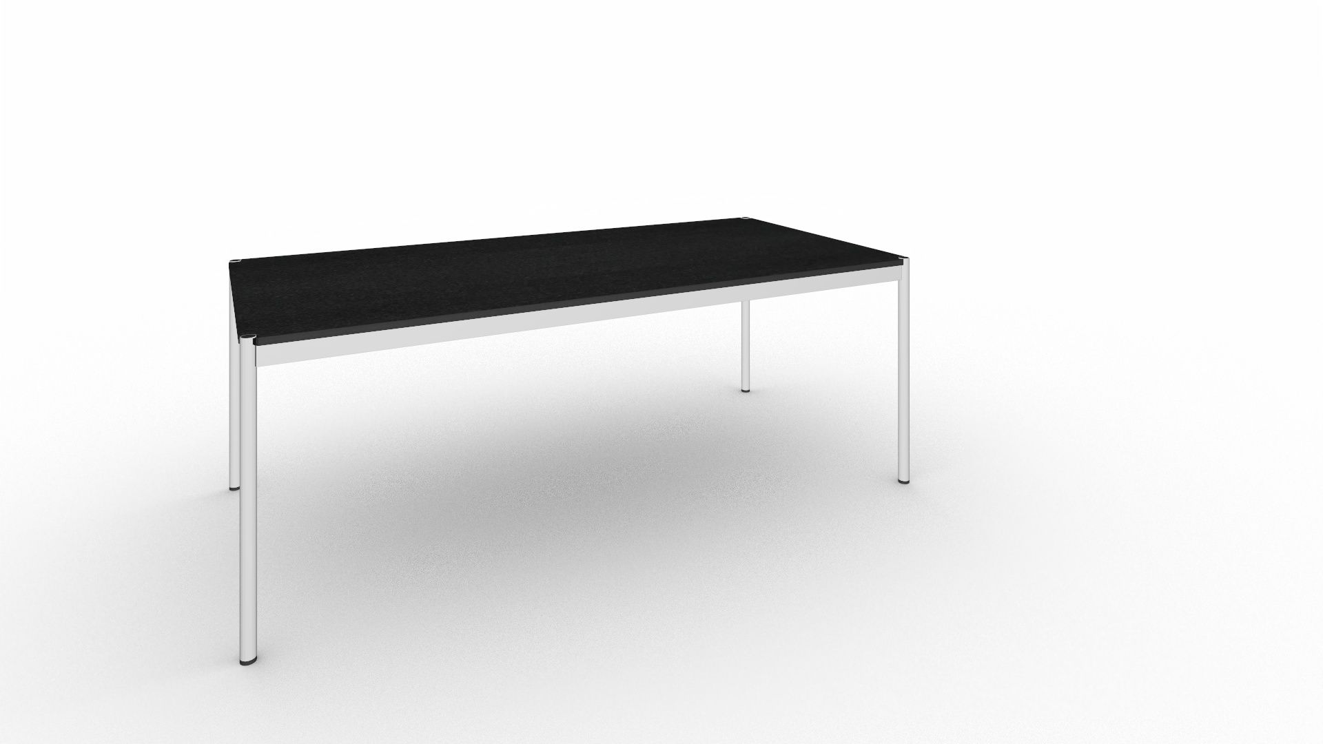 USM Haller Tisch 200 x 100 cm nero