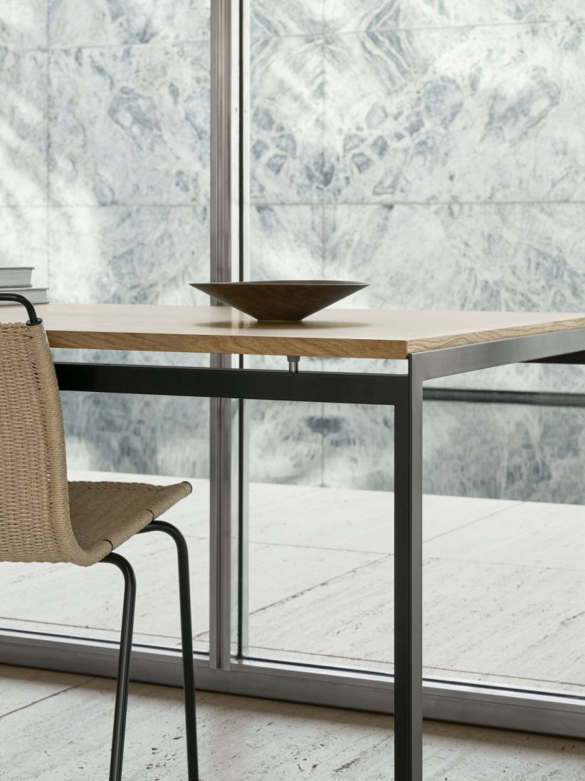 Chaise PK1 cordon naturel Carl Hansen & Søn 