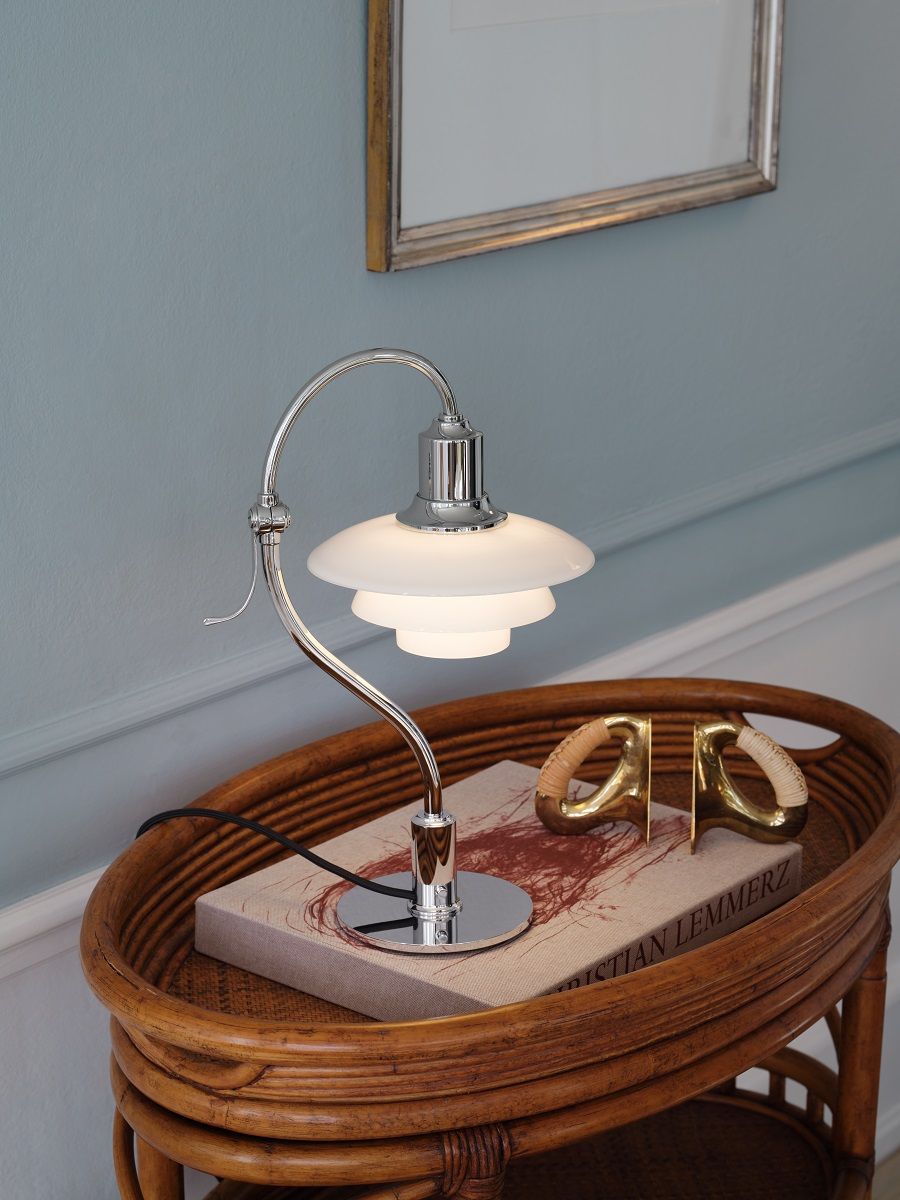 PH 2/2 Question Mark Lampe de table Chrome Louis Poulsen ÉDITION LIMITÉE OFFRE SPECIALE