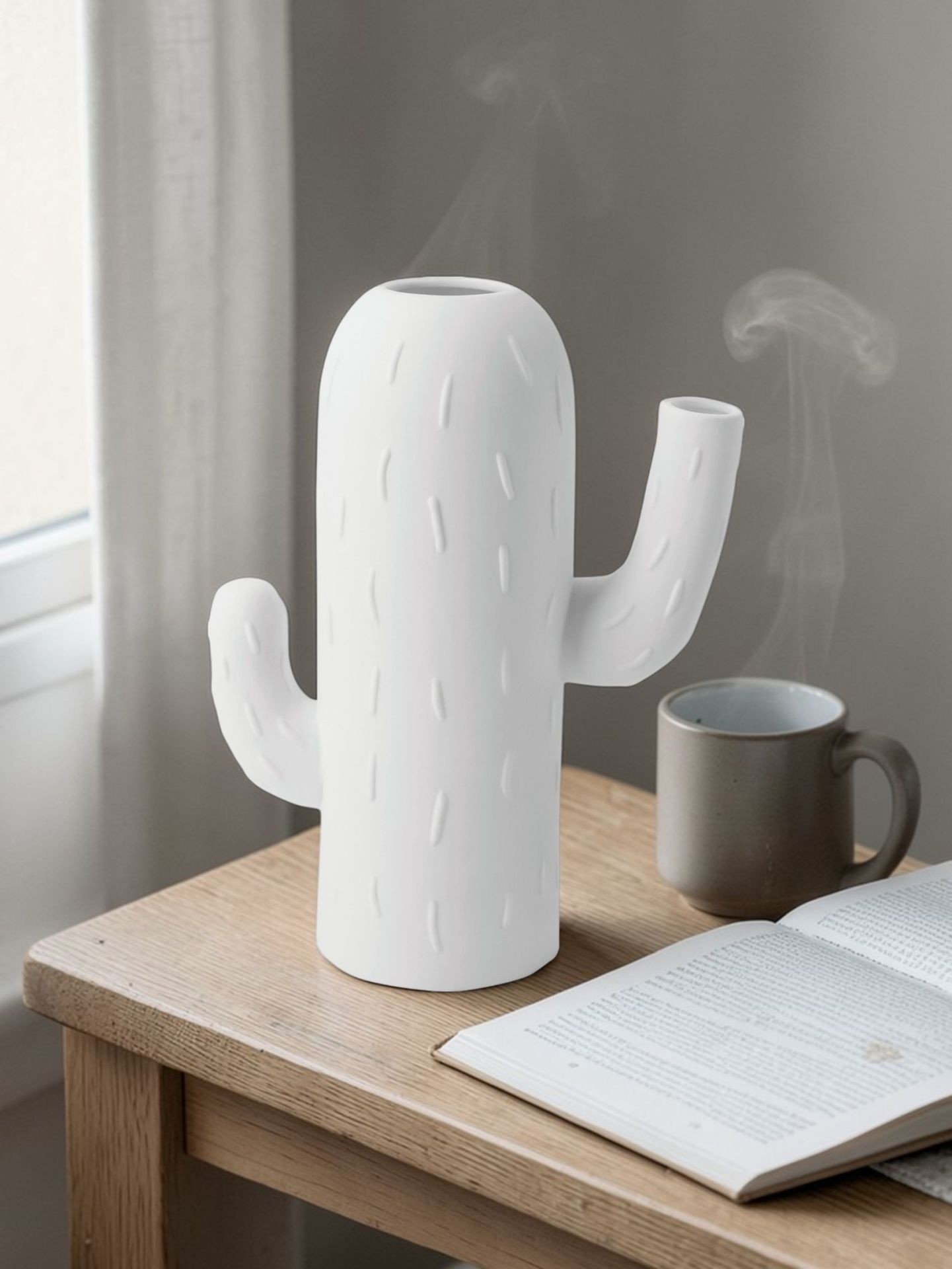 Vase cactus Colonne cactus Roues