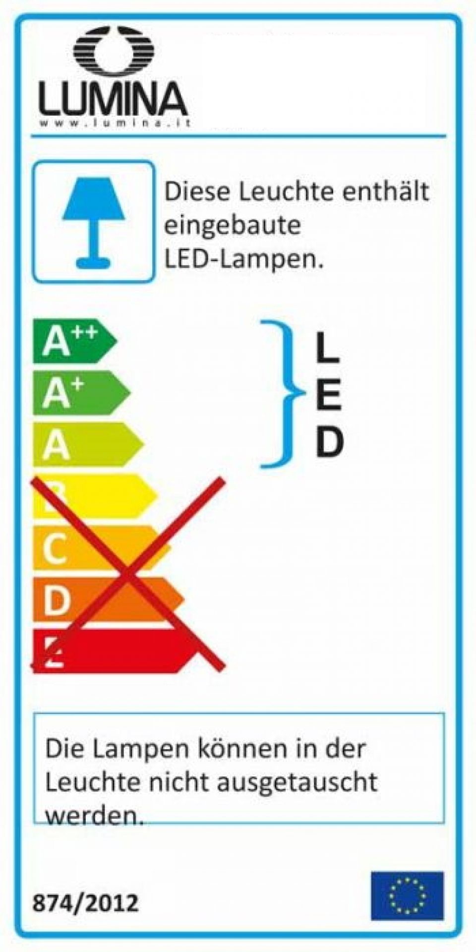 Elle LED Lampadaire Lumina