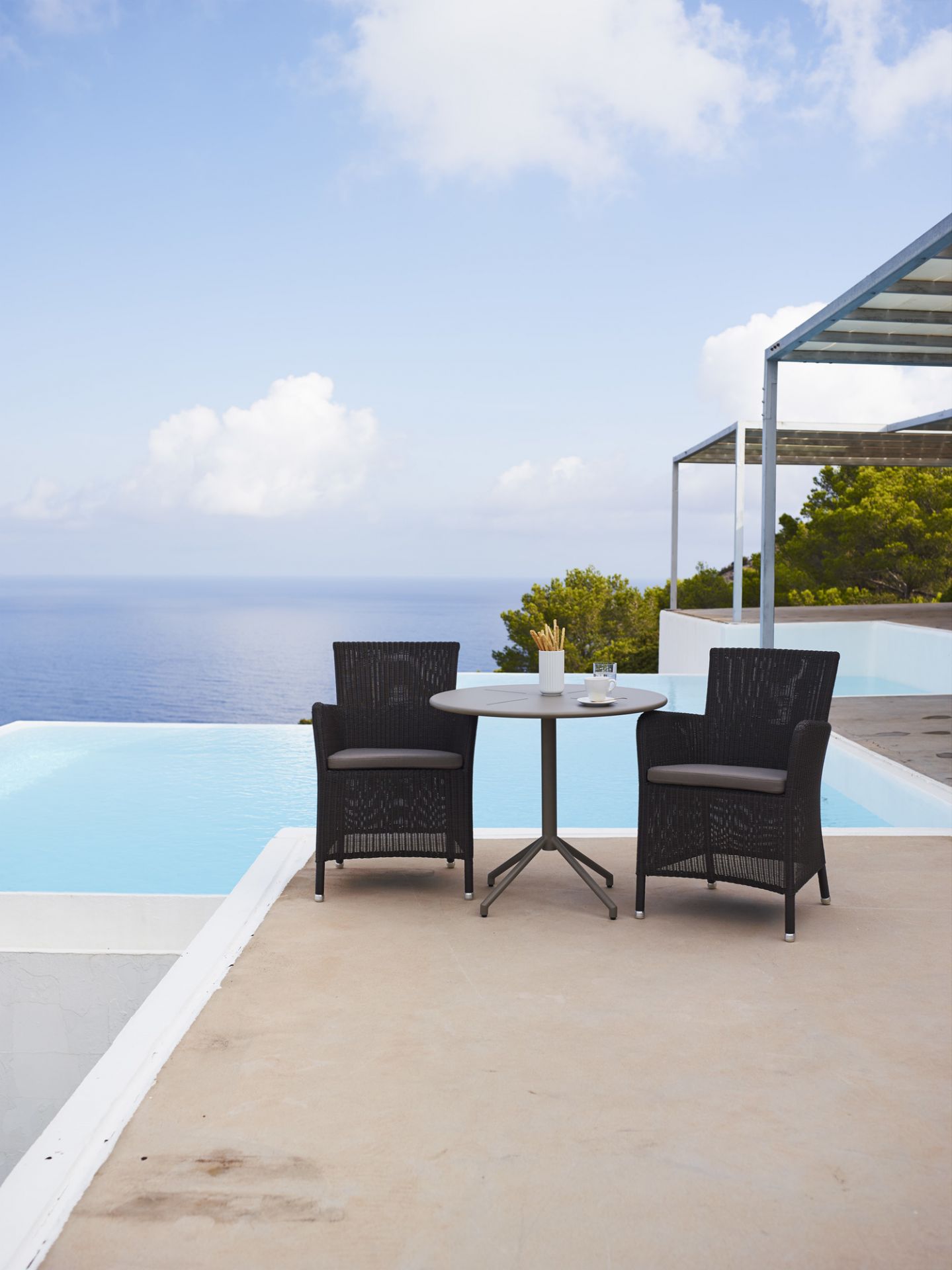 Hampsted Outdoor fauteuil gris clair Cane-Line