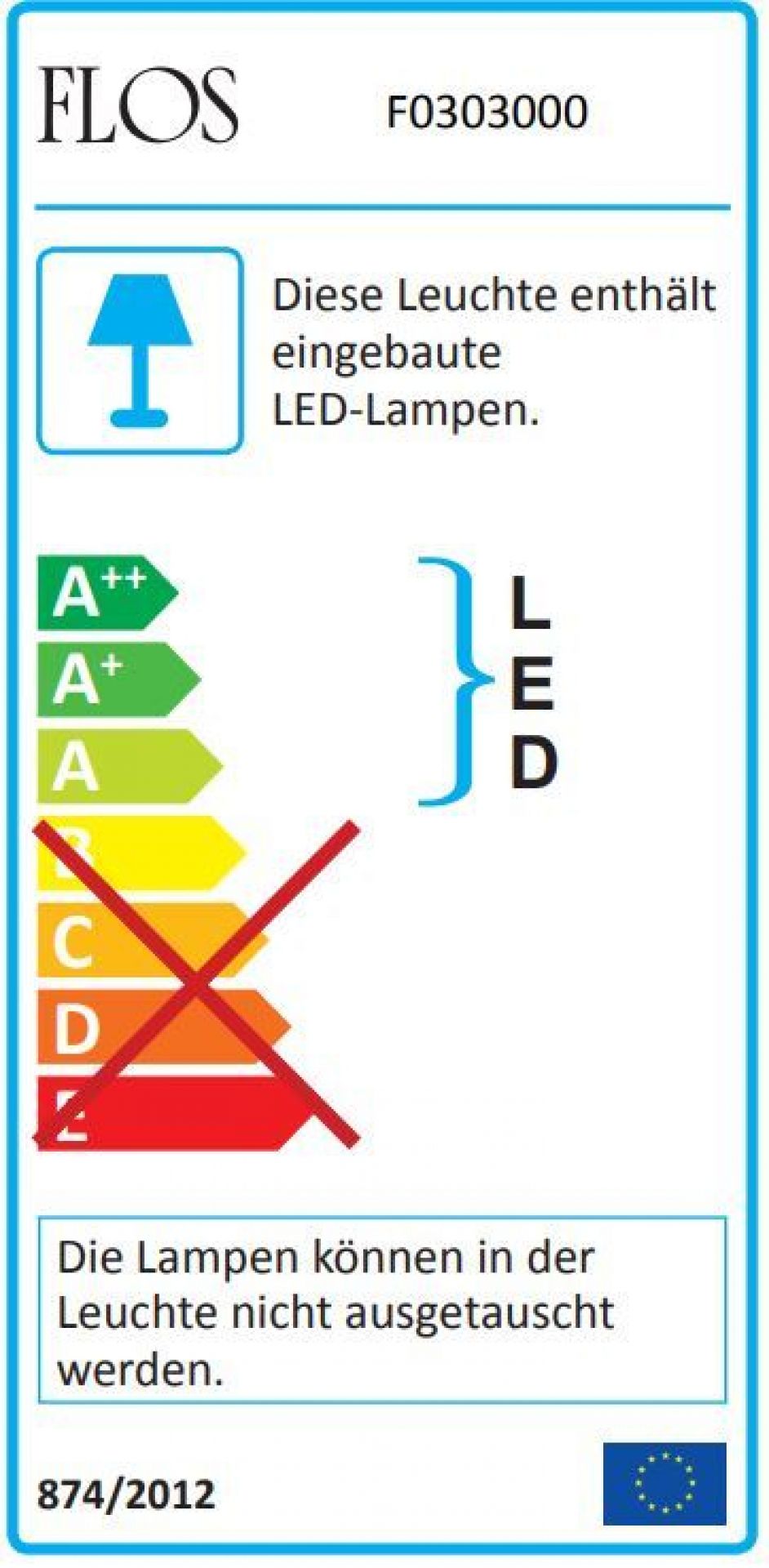 Arco LED Lampadaire Flos