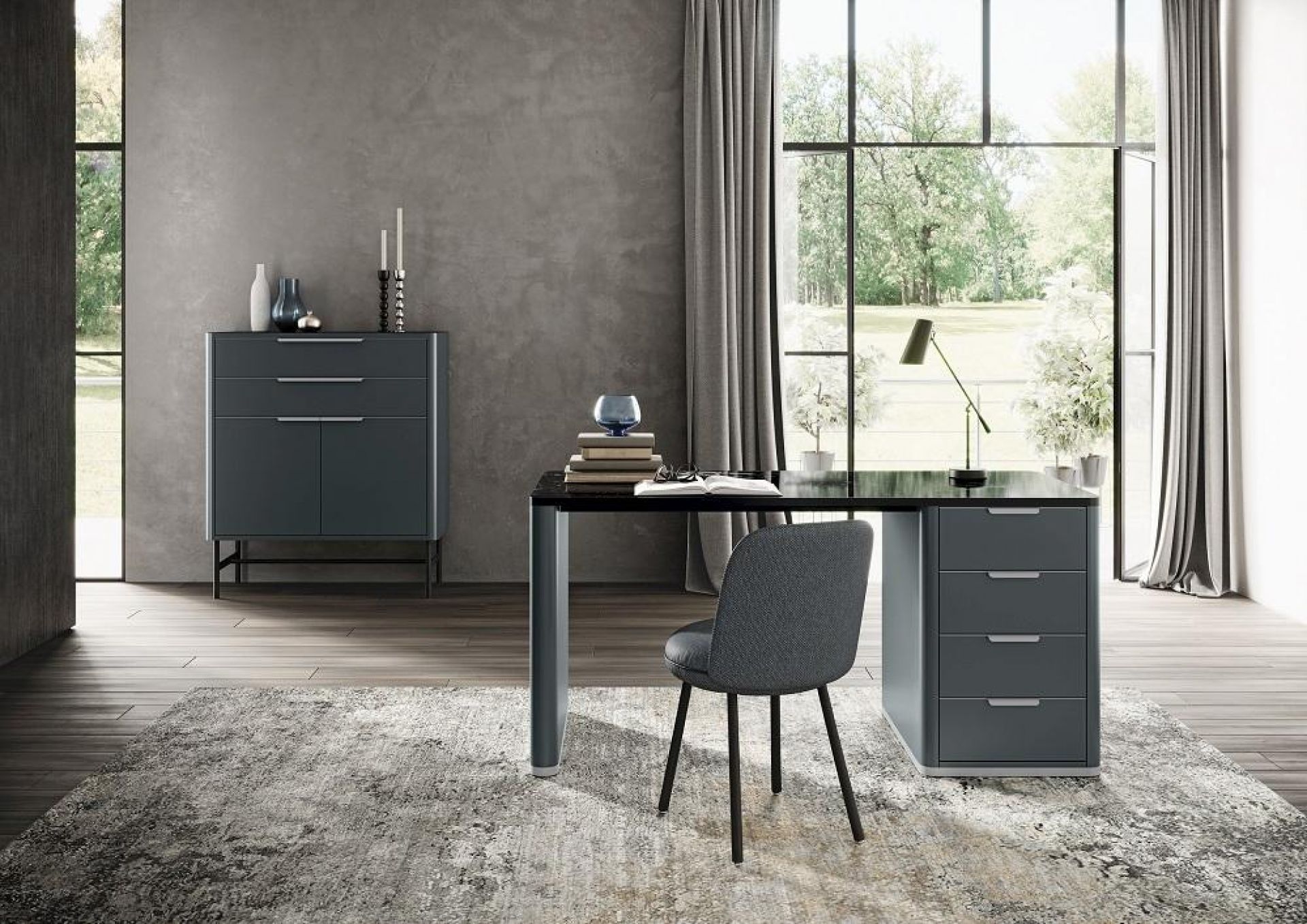 New Classic Line S50 Sideboard Gris basalte Müller Möbelfabrikation