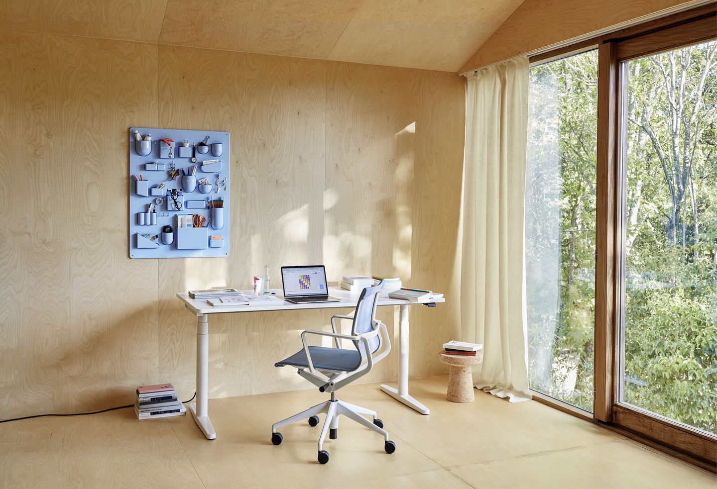 Tyde 2 table debout/assise bureau Home Desk bureau Vitra