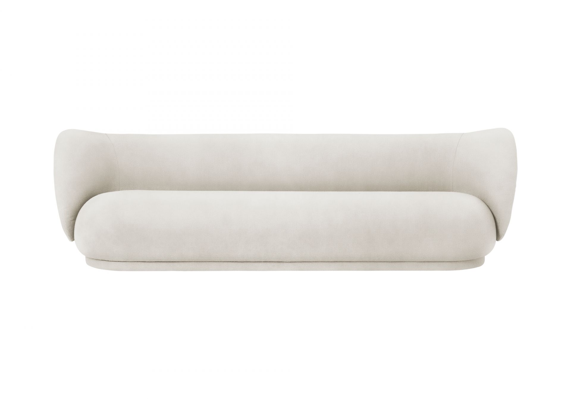 Rico Sofa Brushed 4-places Ferm Living Blanc