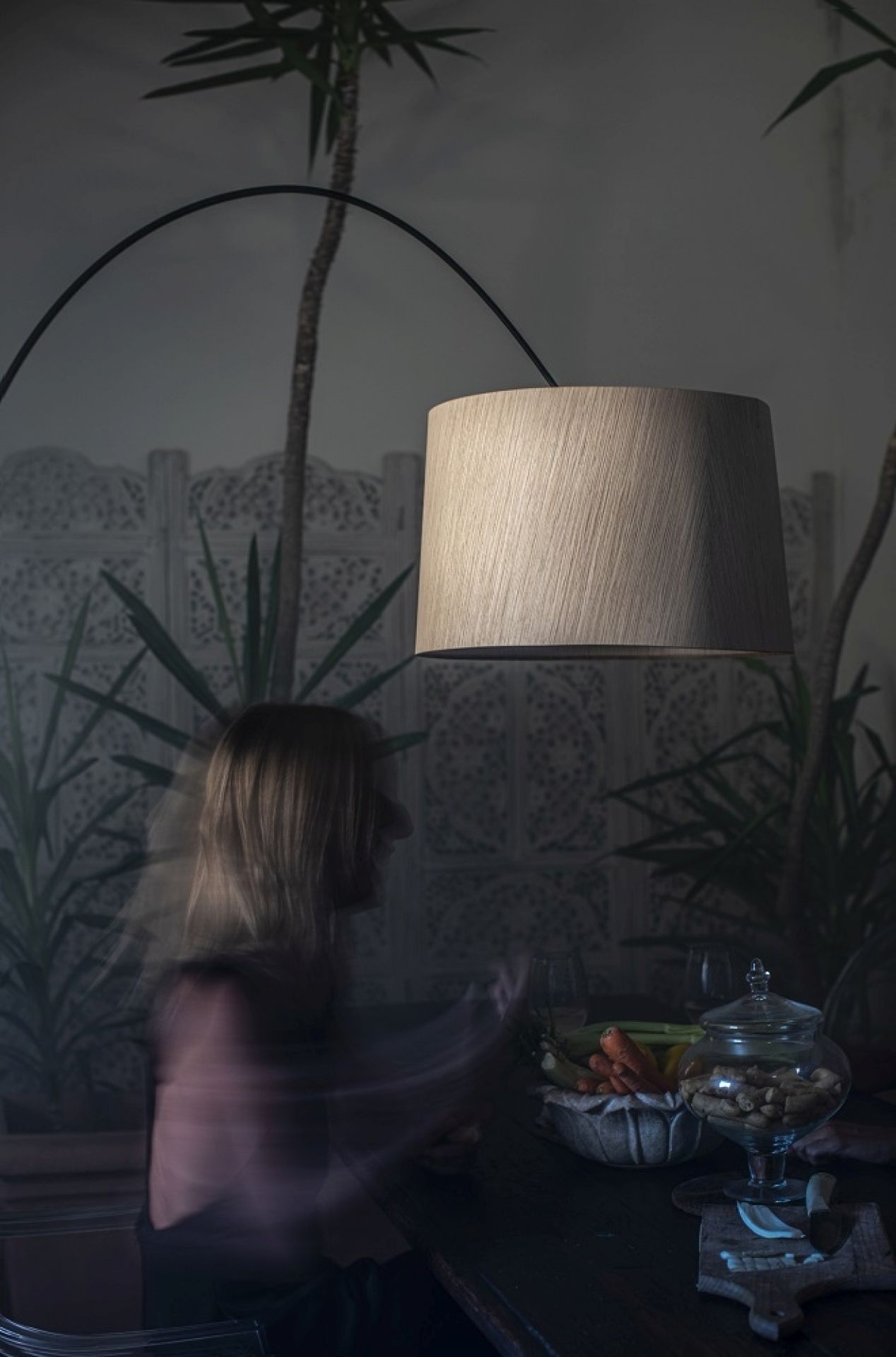 Twiggy Wood LED Lampadaire Foscarini 