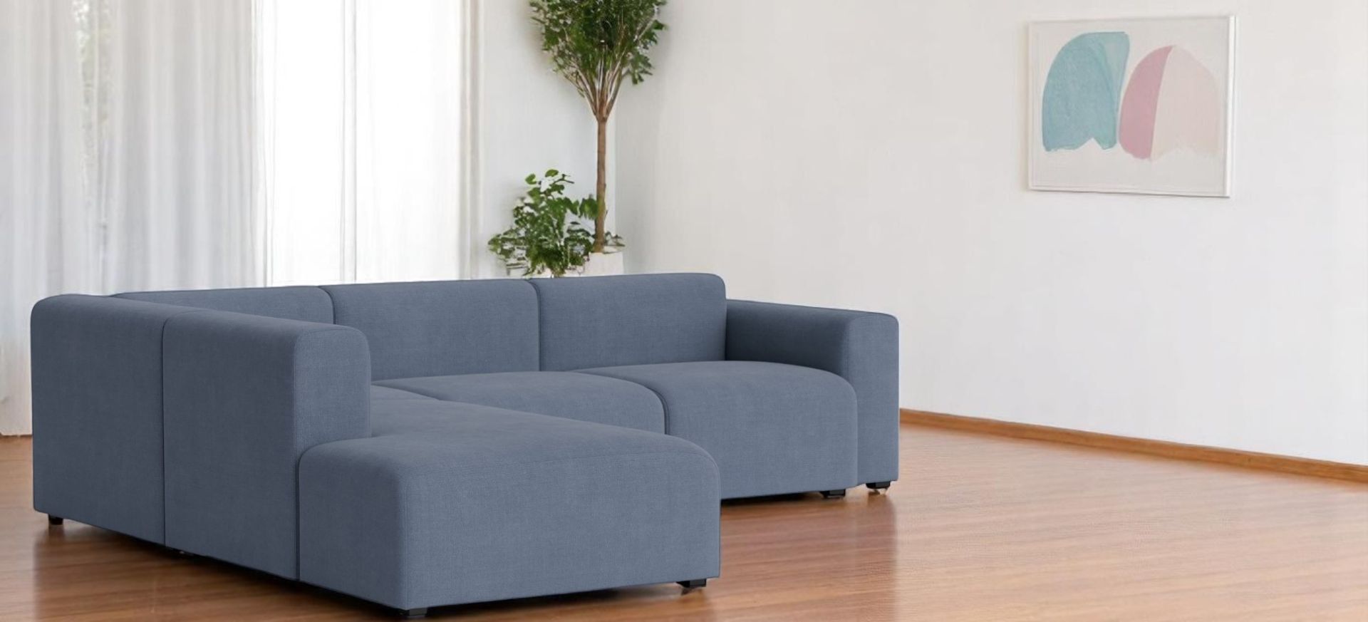 Mags Sofa Corner Combination 2 Low Armrest avec accoudoir à gauche Hay 