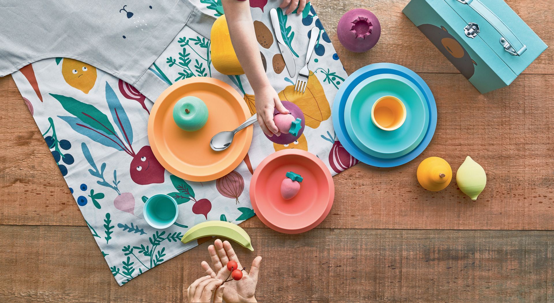 Giro Kids Collection Ensemble de Couverts pour Enfants en Acier Inoxydable Alessi