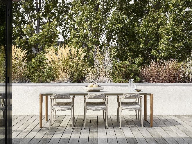 VIPP718-719/ Vipp 718 719 Housse pour ensemble de table et chaises de jardin Vipp