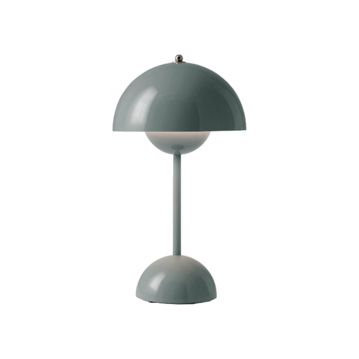 Flowerpot VP9 Lampe portable sur batterie / lampe de table avec USB STONE BLUE AndTradition OFFRE SPECIALE