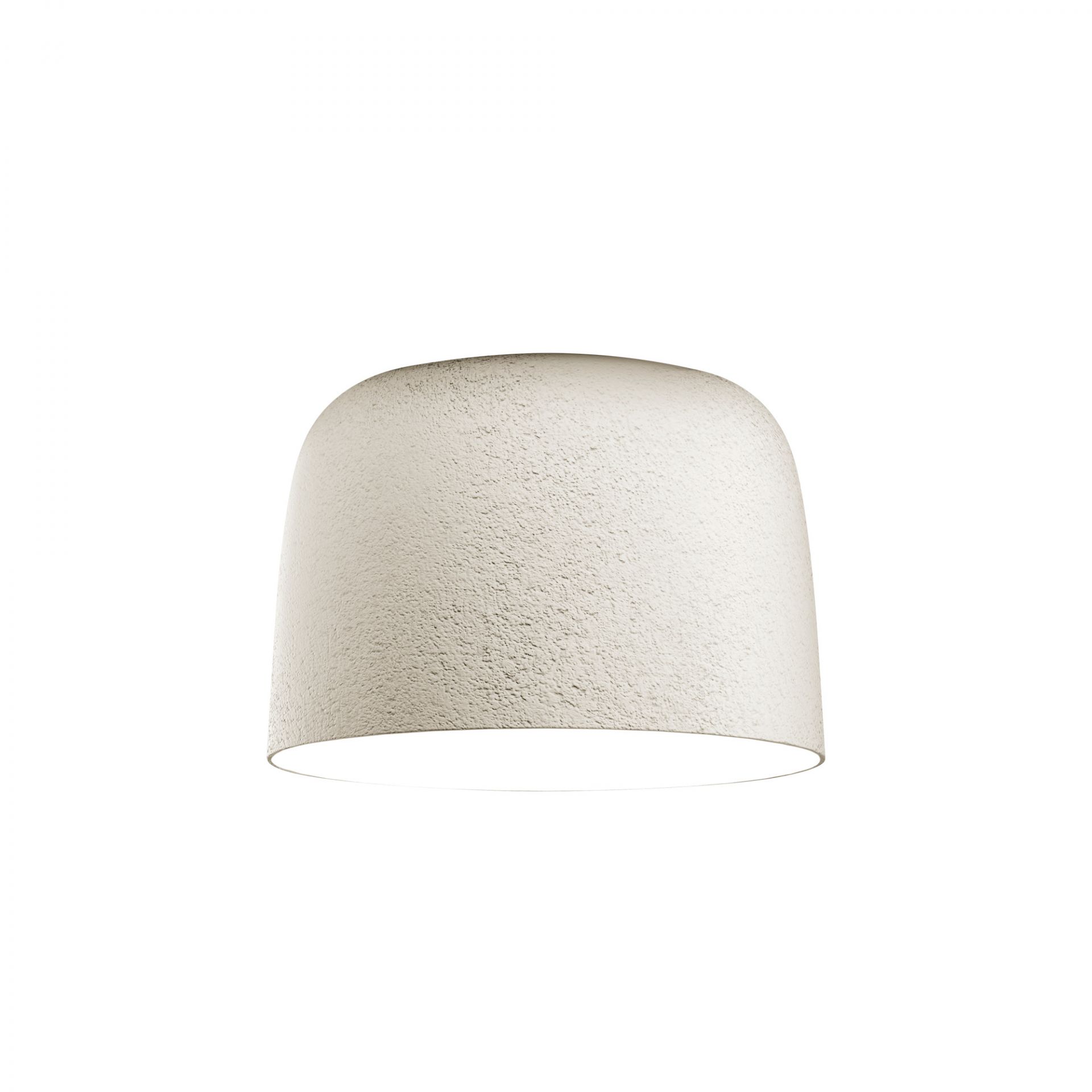 Weiße Djembé Deckenleuchte von Marset, modernes Design mit LED-Beleuchtung für Wohnräume.