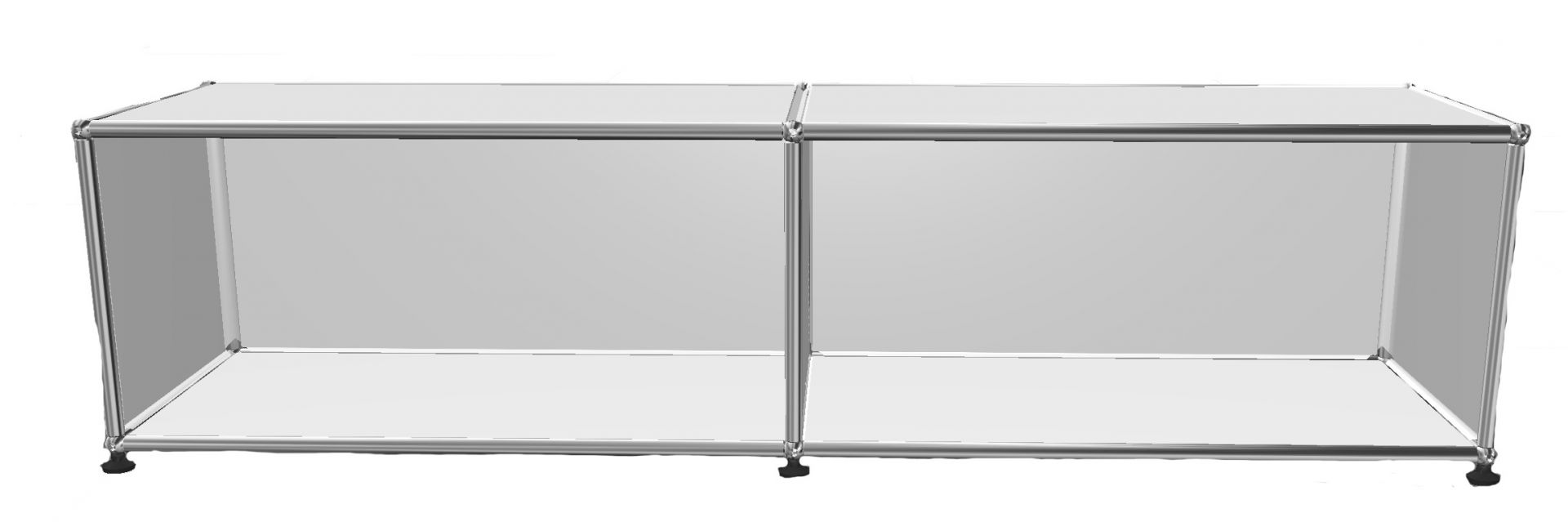 USM Haller Lowboard L 150 cm ouvert Blanc pur - FAST DELIVERY