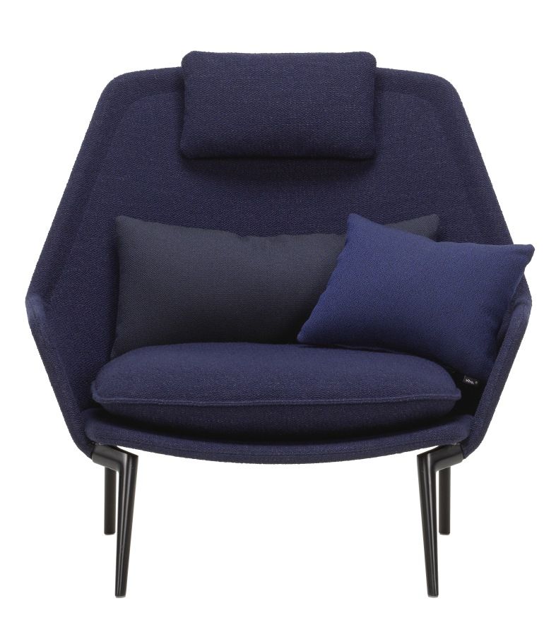 Slow Chair Fauteuil en tissu Vitra 
