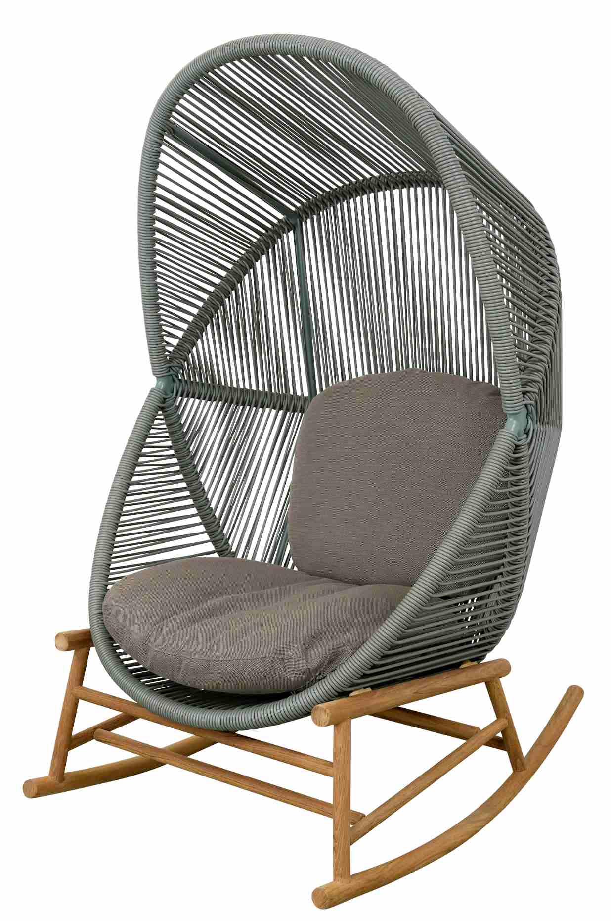 Coussin d'assise et de dossier pour fauteuil Hive Outdoor Cane-Line Taupe