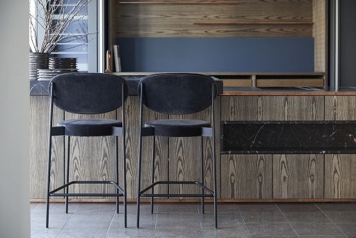 Series 430 Bar Stool Tabouret de bar 75 cm NOIR / REMIX 123 Verpan OFFRE SPECIALE