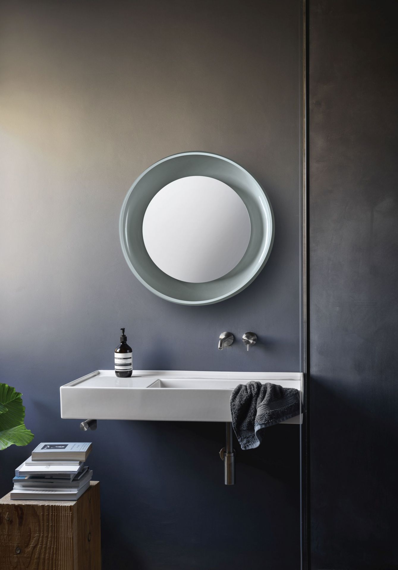 Miroir Coque avec cadre céramique Miniforms