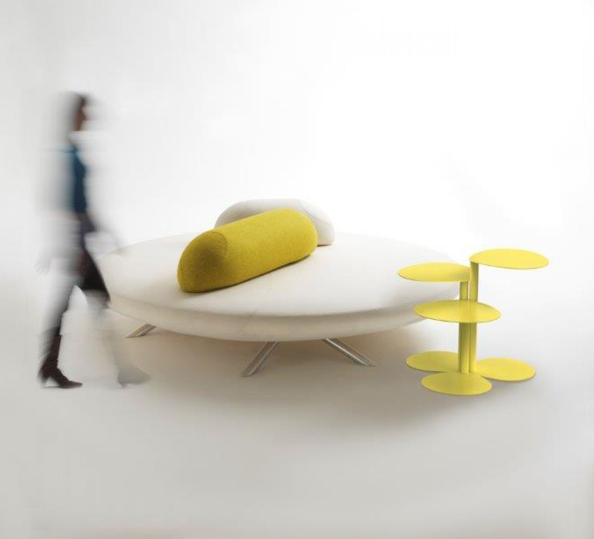 Easy Boy Table d'appoint grand Segis blanc