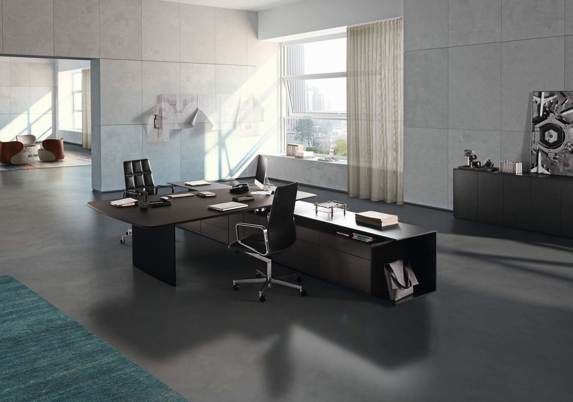 Leadchair Executive Pivotante chaise / Chaise de bureau pivotante Walter Knoll
