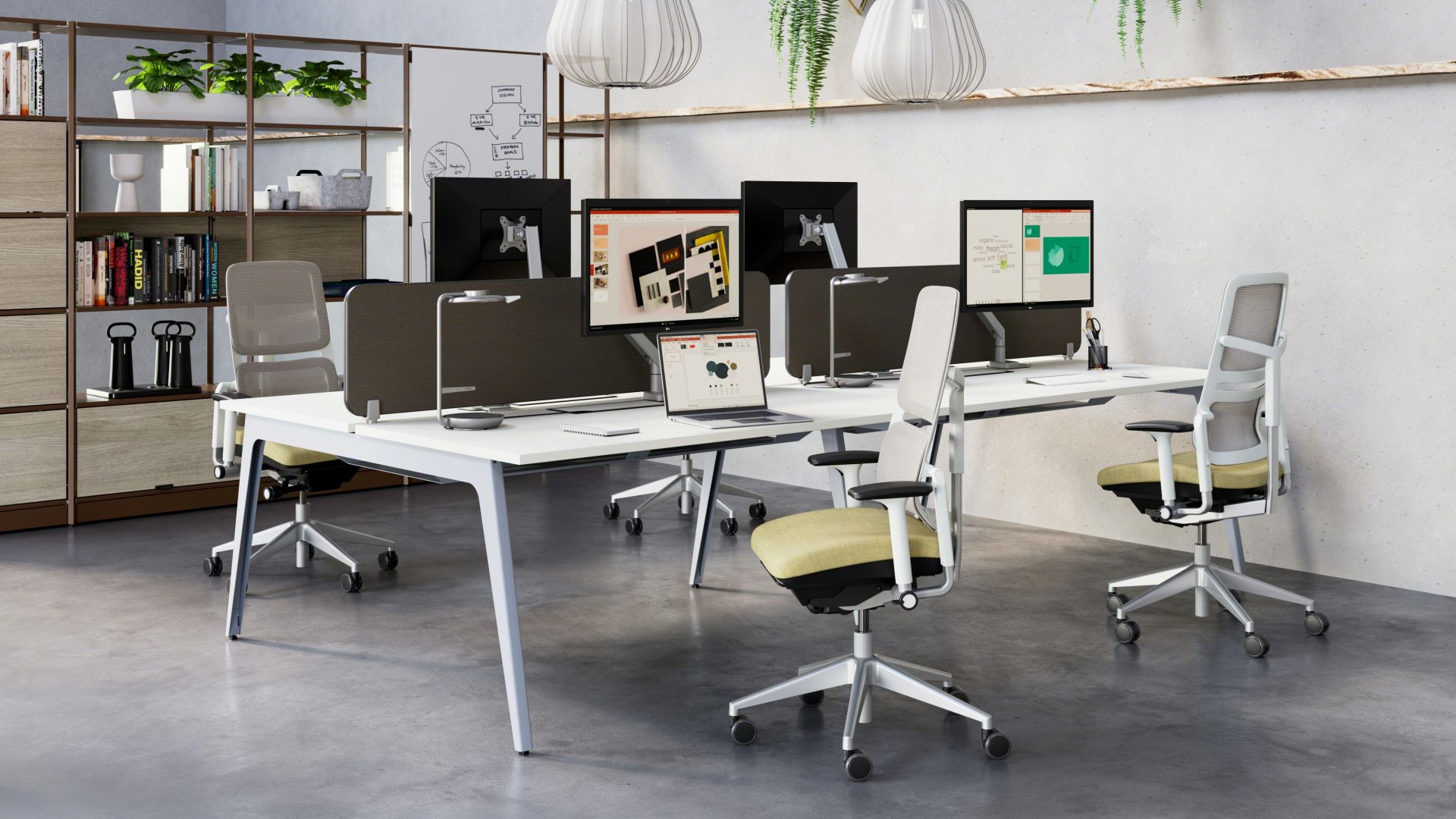 Please Fauteuil de travail Air avec dossier en maille Steelcase 