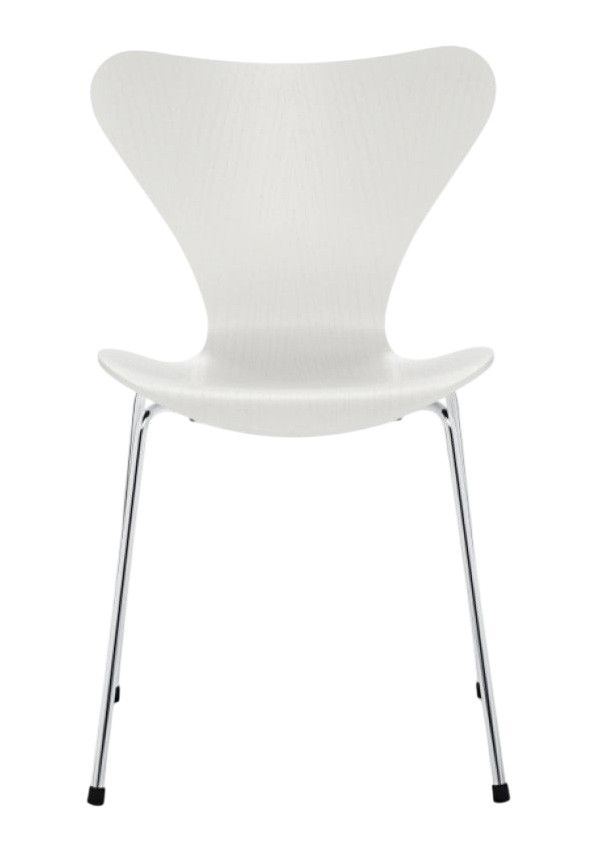 Sept / Série Chaise 3107 Frêne Blanc Fritz Hansen OFFRE SPECIALE