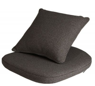 Assise Jeu de coussins pour la chaise Moments Outdoor Cane-Line Focus gris foncé