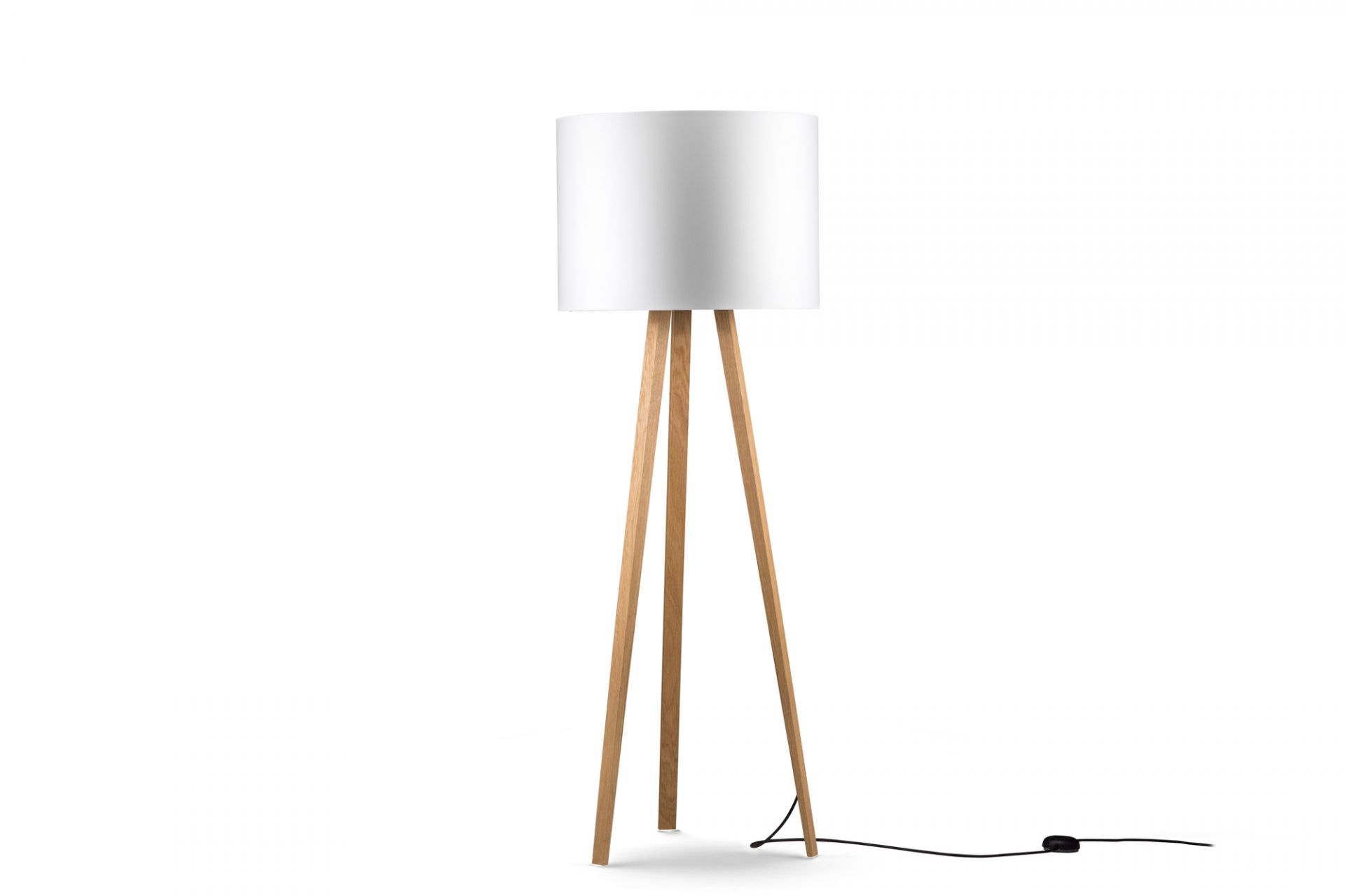 Luca Stand Lampadaire chêne naturel / blanc Maigrau