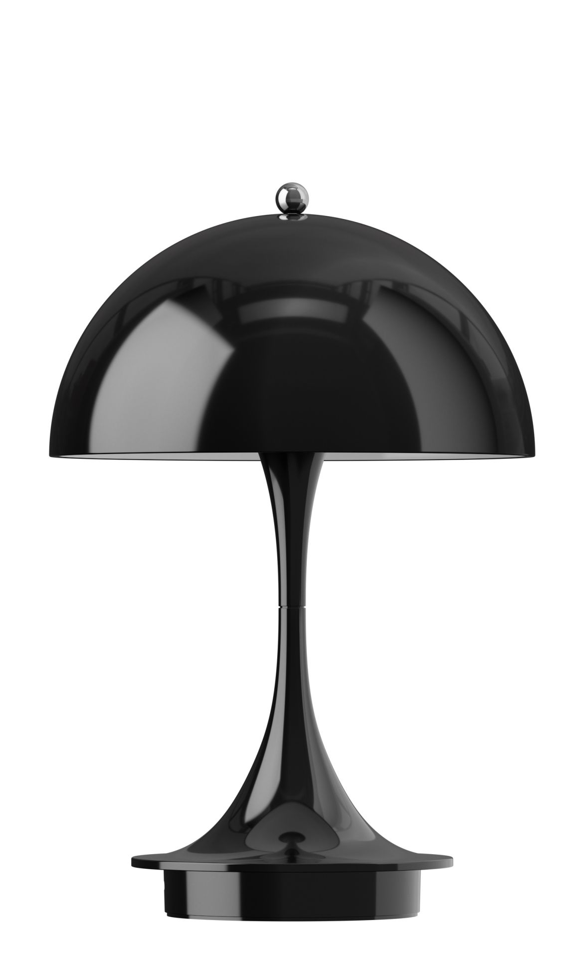 Panthella 160 Portable V3 Lampe de table à LED rechargeable Intérieur/Extérieur Louis Poulsen Noir opaque
