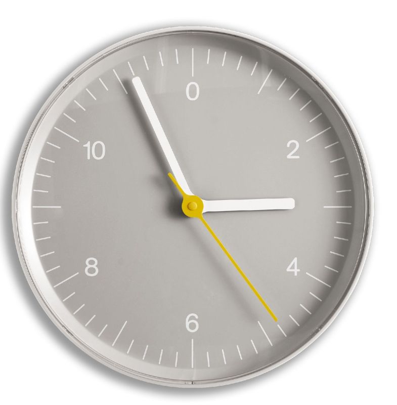Wall Clock Horloge murale Hay Gris
