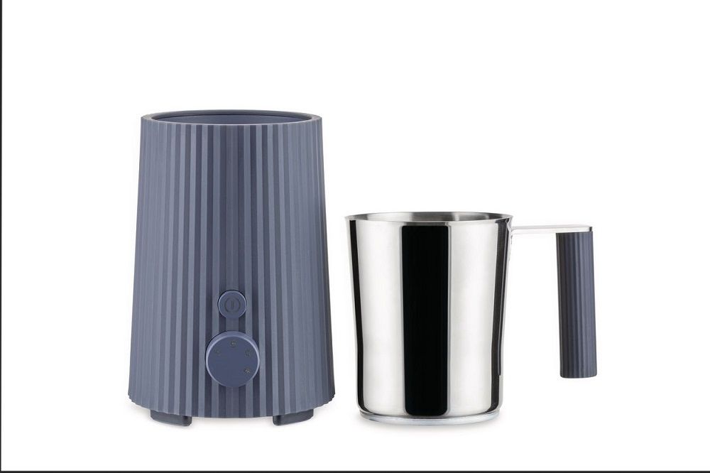 MDL13 B Plissé Mousseur à lait multifonctionnel à induction / pot Alessi Gris