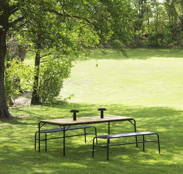 Vig Table 90 x 200 cm Table d'extérieur Normann Copenhagen  