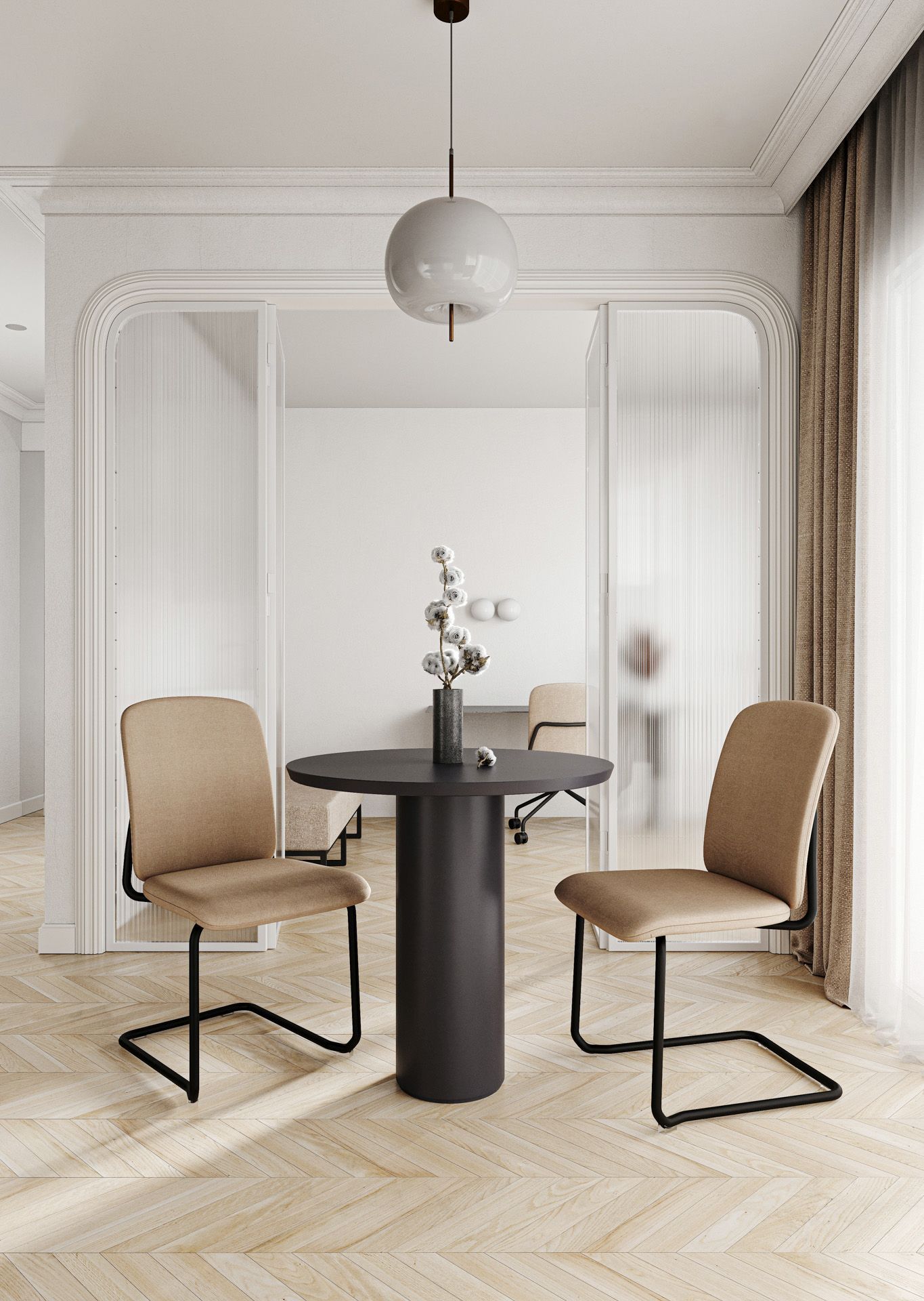 hens HS 231 chaise / siège de conférence Bejot 