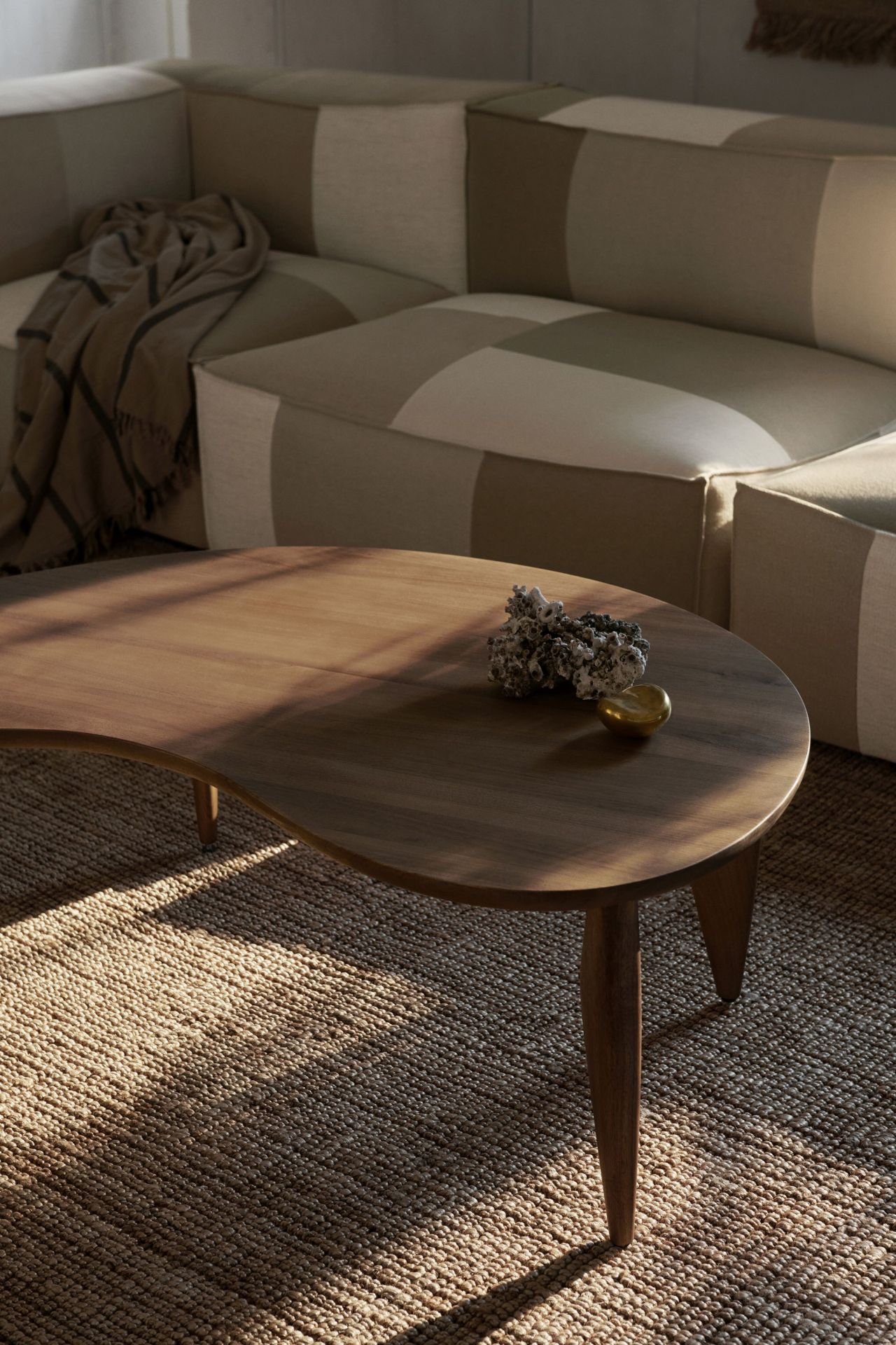 Feve Coffee Table noyer huilé Ferm Living