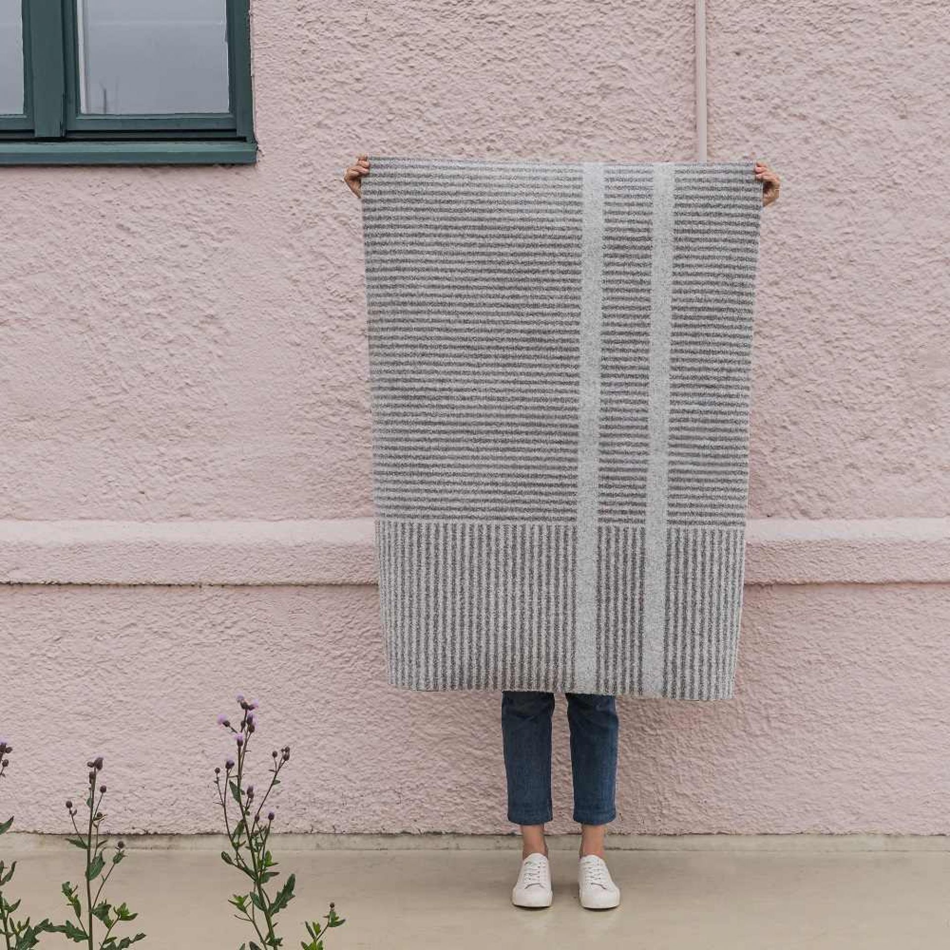 Løype Indoor / Outdoor Paillasson L 60 x P 85 cm / BREEZY BEIGE Heymat OFFRE SPECIALE