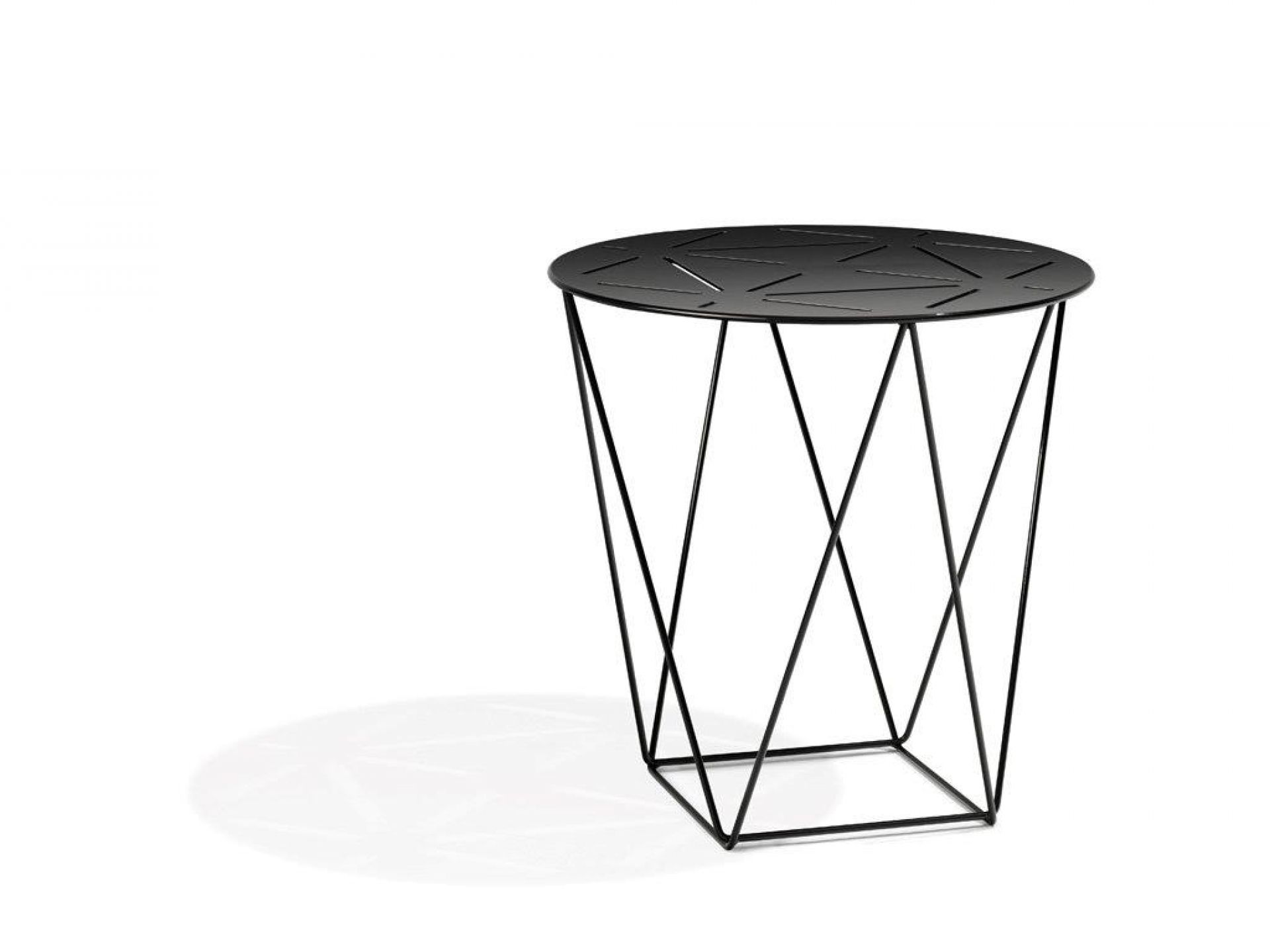 INDUSTRIA Poubelle de table noir H 16 cm - Ø 12 cm