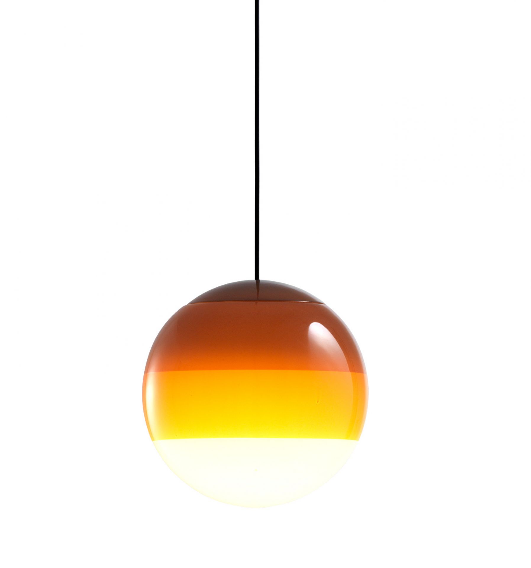 Dipping Light 30 LED Lampe suspension Marset ambre