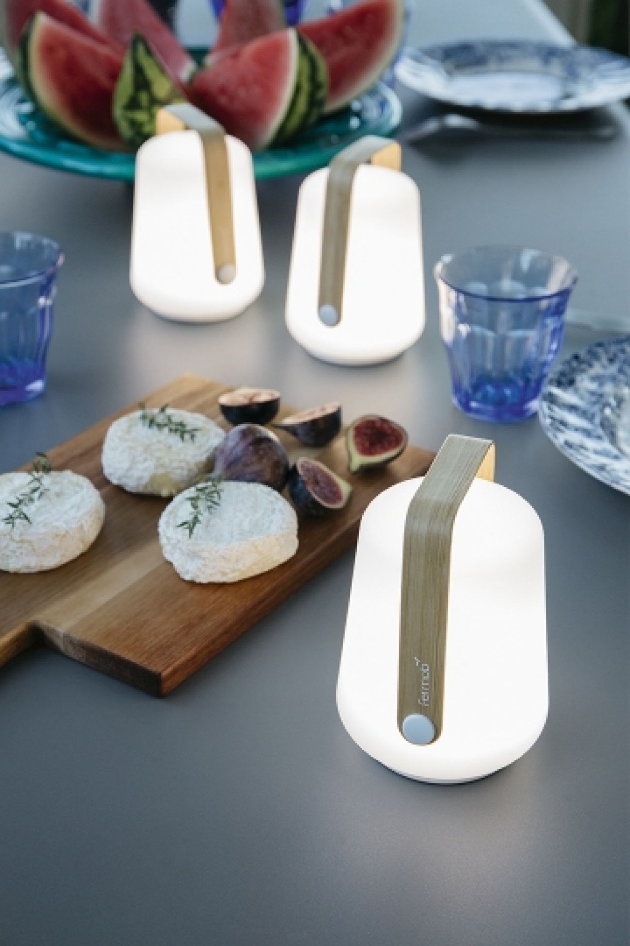 Balad Bamboo Lampe de table H 12 cm Lot de 3 MIELS Fermob OFFRE SPECIALE