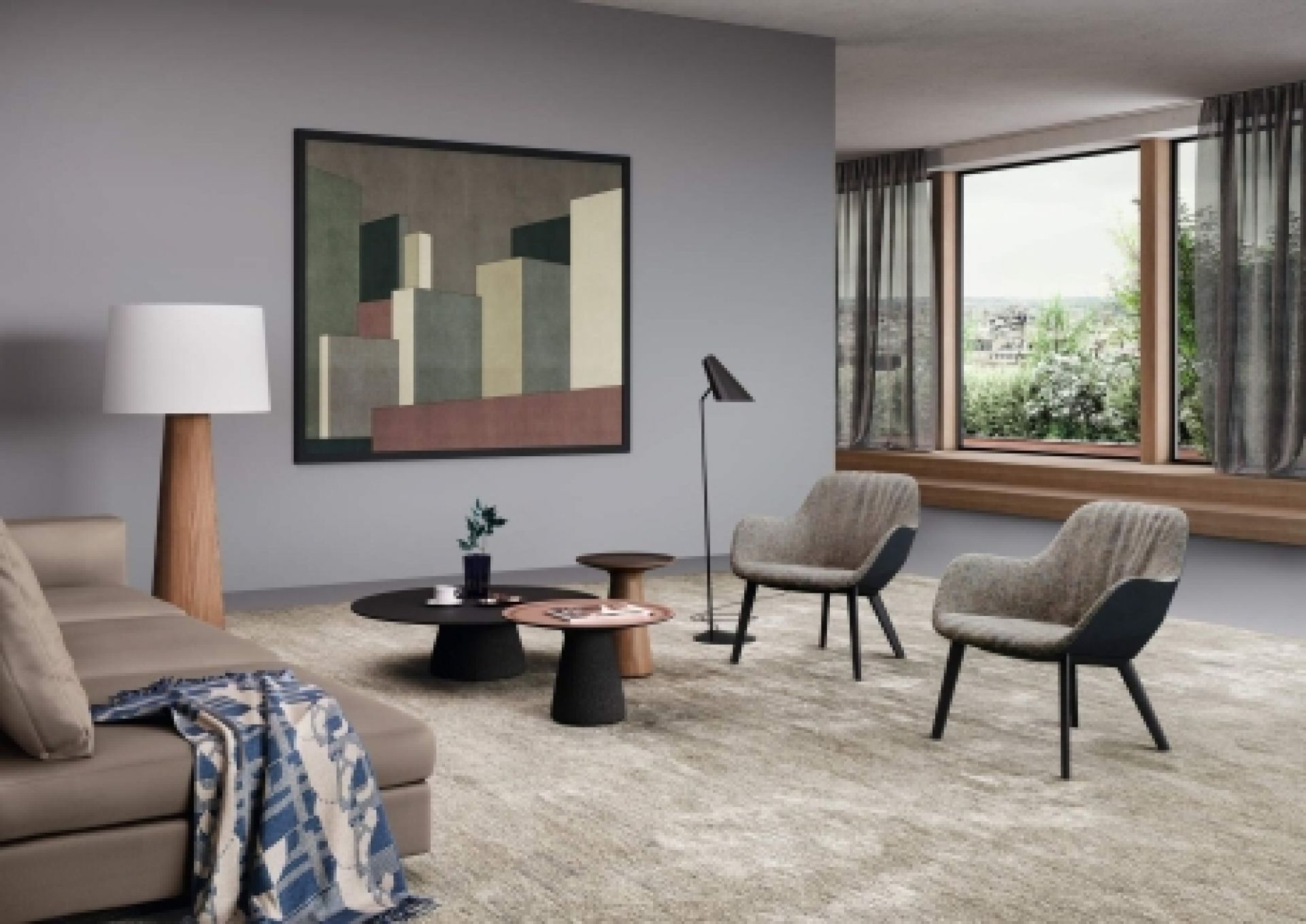 Sheru fauteuil Walter Knoll
