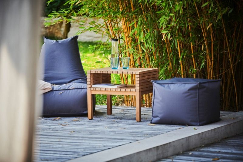 Samoa Table d'appoint avec compartiment de rangement Outdoor Jan Kurtz