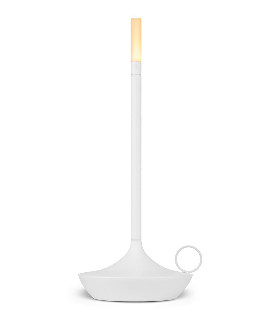 Wick Portable Lampe de batterie / Lampe de table avec USB Blanc Graypants OFFRE SPECIALE