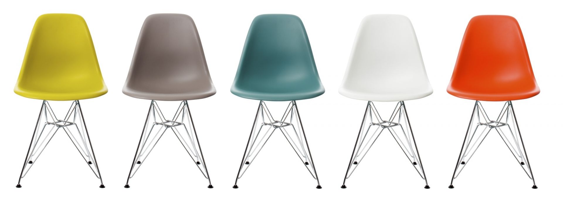 Eames Plastic Side Chair DSR Stuhl Vitra-Classic rot-Basic dark Eames Plastic Side Chair DSR Stuhl Vitra-Classic rot-Basic dark