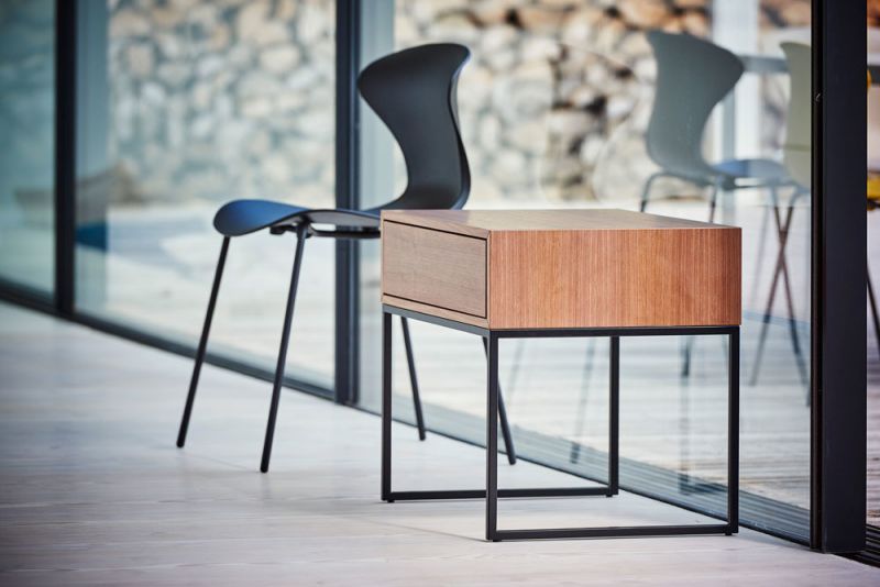 Dina Table d'appoint Chêne Jan Kurtz