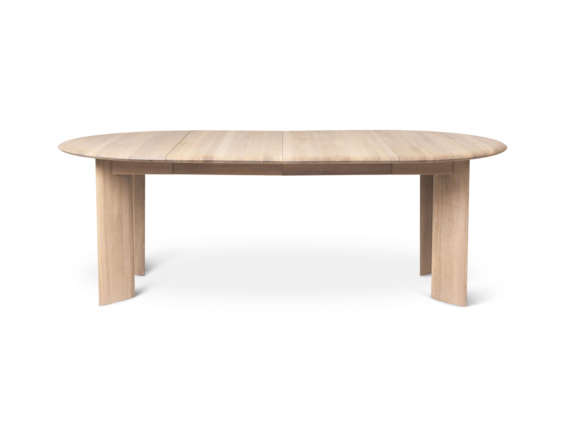 Bevel Table - Extendable X 2 table en chêne huilé blanc Ferm Living